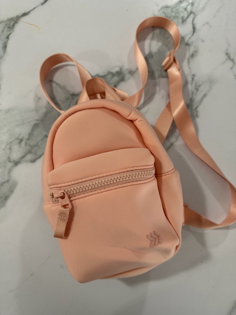 Peach Mini Backpack
